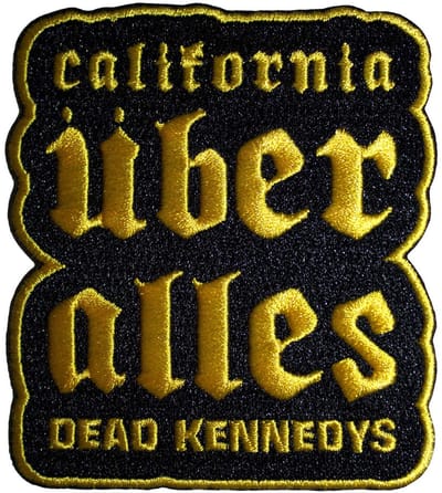 Dead Kennedys - California Uber Alles Patch - Zwart