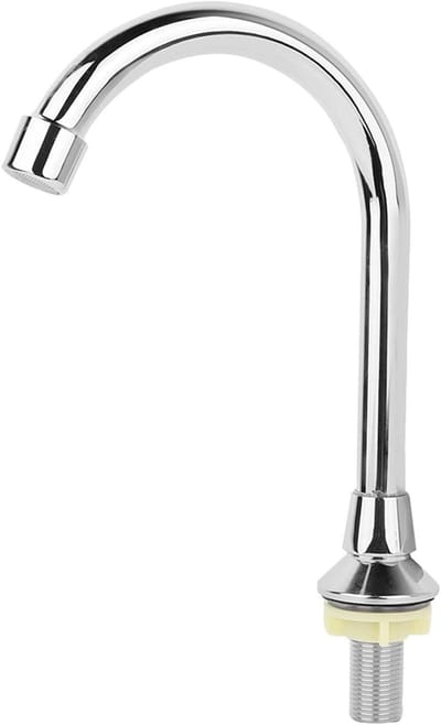 Allecta - Waterkraan met koperen voetschakelaar voor keuken - 240 * 125 mm - Voetpedaal ventiel