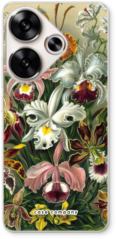 Case Company® - Hoesje geschikt voor Xiaomi Poco F6 hoesje - Haeckel Orchidae - Soft Cover Telefoonhoesje - Bescherming aan alle Kanten en Schermrand