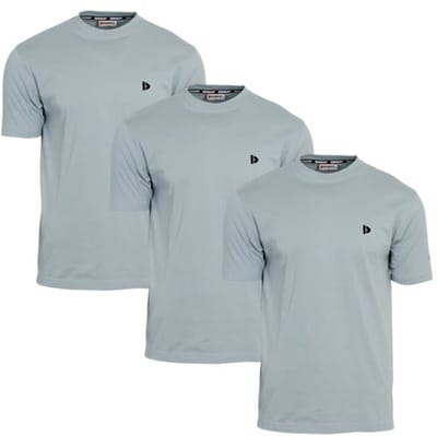 3-Pack Donnay - T-shirt (Vince) - Sportshirt - Heren - Granite Green (343) - maat S