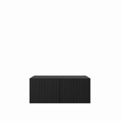 TV-kast Noe 1x100 cm (zwart + zwart)