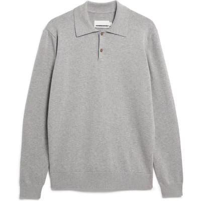 Gebreid poloshirt met lange mouwen Armedangels