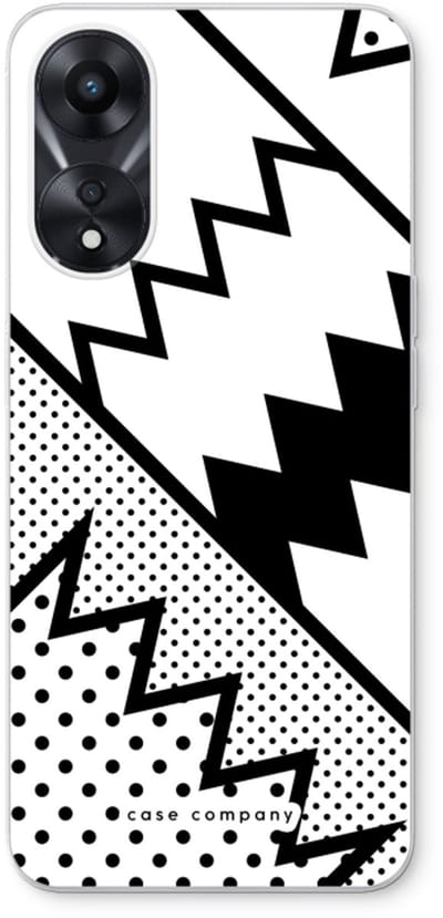 Case Company® - Hoesje geschikt voor Oppo A78 5G hoesje - Pop Art #5 - Soft Cover Telefoonhoesje - Bescherming aan alle Kanten en Schermrand