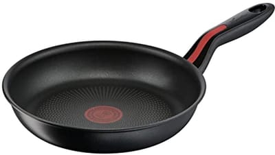 Antiaanbakpan 22 cm - Inductie, Gas en Oven - Krasbestendig Koken met Thermosignaal