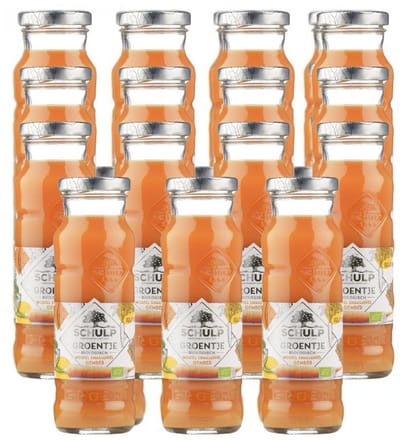 Schulp Wortel & Sinaasappelsap Biologisch Groentje 15 x 0,2 liter