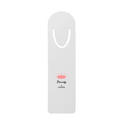Hacebo® - princess of everything metalen boekenlegger - Princess - iemand die zich voelt als een princess - verjaardag - cadeau - kado - geschenk Bladwijzer boekenleggers - 12.7 cm x 3.2cm
