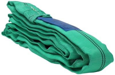 Ronde Hefband - Hijsoog Polyester - Materiaal Transport - 7-voudige Beveiliging - 2000 kg 6 meter - Groen