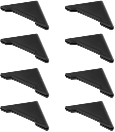 Dailygoods- Deur Randen Guards - 8 Stuks - Siliconen - Slagvast - Flexibel - Bescherming tegen Stoten/Krassen - Afmetingen 5,5x4x0,5 cm - Deurbescherming