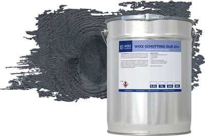 Wixx Schuttingolie UV+ - 20L - Zwart