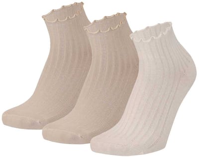 APOLLO GIRLS ANKLE COMPUTER SOCKS 3-PACK