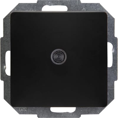 Drukknop Verlicht - Belknop Deuropener - Toegangscontrole - Mat Zwart Design - IP20 - Zwart