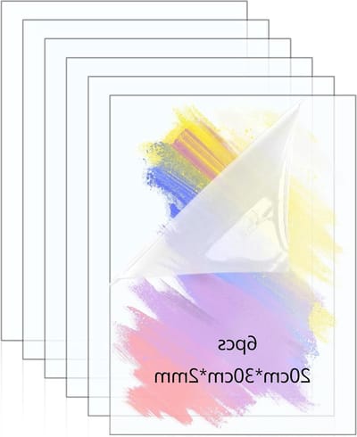Acrylplaten - Acrylglas Platen - DIY Projecten - Zelf Uitsnijbaar - A4 2mm dik - Transparant