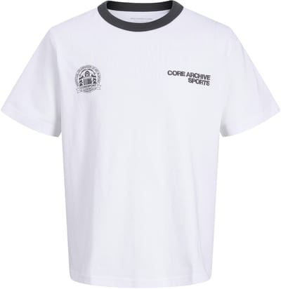 JACK&JONES - JCOBREEZE RINGER TEE SS CREW NECK JNR - Jongens - T-shirts