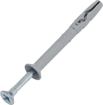 Set pluggen spijkers - Bevestigingsmateriaal ankers - Beton muur bevestigen - Roest en breukbestendig - 5x50mm 3.5x55mm
