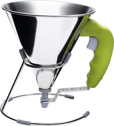 De Buyer Kwik Mini Doseertrechter - 0,8L - Rvs - Groen