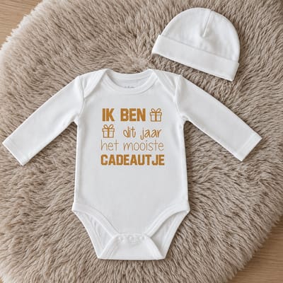 56 Newborn Baby Kleding Set tekst - Jongens en Meisjes Romper - Kraamcadeau - Babyshower Cadeau - 0-3 Maanden