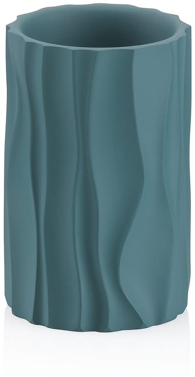 Badkamer Drinkbeker, Polyresin, Teal Blauw - Kela | Merida