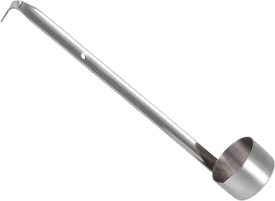 Roestvrijstalen Lepel voor Wijn en Dranken - Perfect voor Serveren, Maken en Gieten van Wijn, 50ML Inhoud