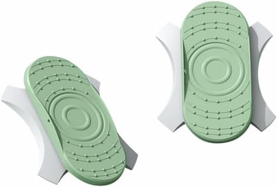 Twistboards - Body Shaping Machine - Thuisfitness Aerobics - Gesplitst Draaibaar Ontwerp - 29.5 x 21 cm - Groen