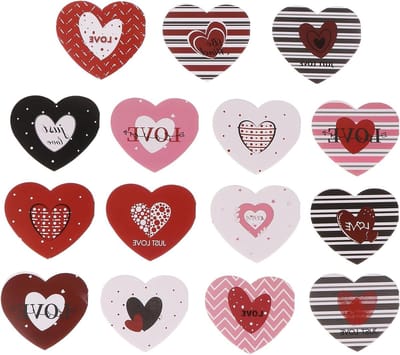 Hartvormige Wenskaarten - Zegeningen Kaarten Liefdeskaarten - Berichten Uitschrijven - Hartvormig Ontwerp - 9x7.8cm - Diverse Kleuren