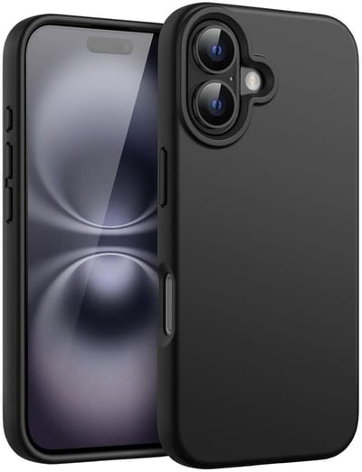 Hoesje Geschikt voor iPhone 17 - Zwart - Casemania Siliconen Back Cover met Camera Bescherming - Shockproof Telefoonhoesje