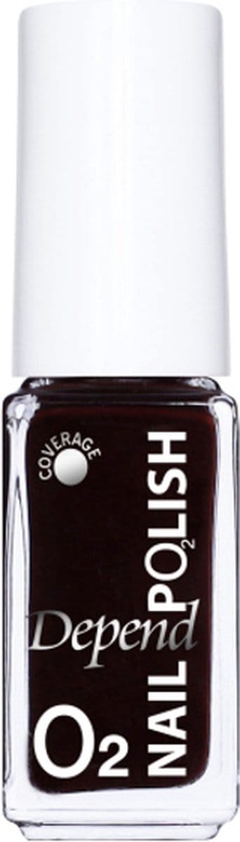 Depend Cosmetics | Nail polish | Nagellak | Paars/Zwart | nr.672 | 5ml