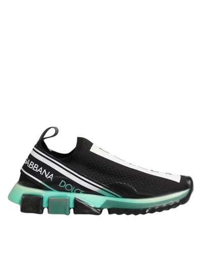 Dolce & Gabbana Zwarte Slip-On Sorrento Heren Sneakers Schoenen