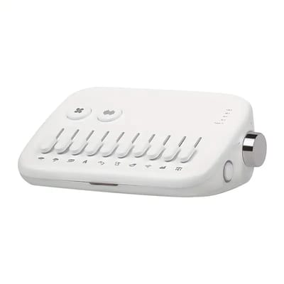 White noise - White noise machine - Witte ruis - Witte Ruis Apparaat - Slaaphulp volwassenen - 10 rustgevende natuurgeluiden - Draagbaar - Met ademend licht - Ruisonderdrukkingsfunctie - Mini slaapgeluidsmachine