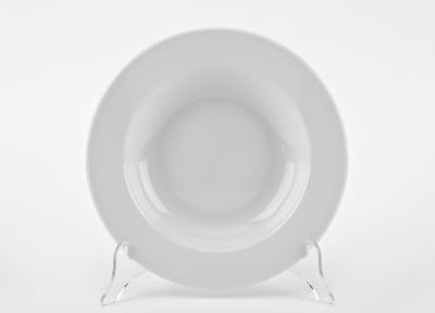 Diepbord Kaszub2 Ø 24cm - Wit Porselein
