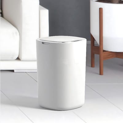 12 liter Automatische Afvalemmer met Sensor - Wit - Touchless - Waterdicht - Voor Keuken, Badkamer, Kantoor