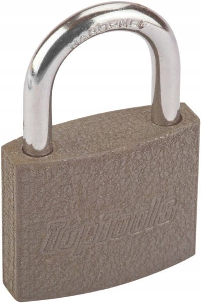 TopTools Hangslot 75 mm met 2 Sleutels - Robuust en Weerbestendig