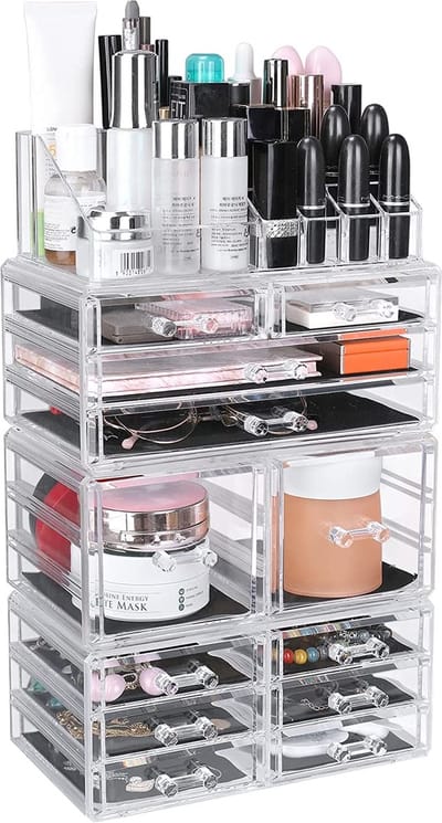cosmetics organizer for storage / Makeup Organizer - Cosmetic Organizer - Lipstick Holder Organizer