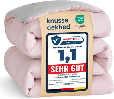 CLVP® Dekbed 240x220 - 2 Persoons 4 Seizoenen - Wasbaar - Extra Zacht - Pinkesque/Grijs
