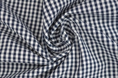 Ruitjesstof - Marineblauw 2,5mm ruit - 1 meter - Per meter - 150cm breed