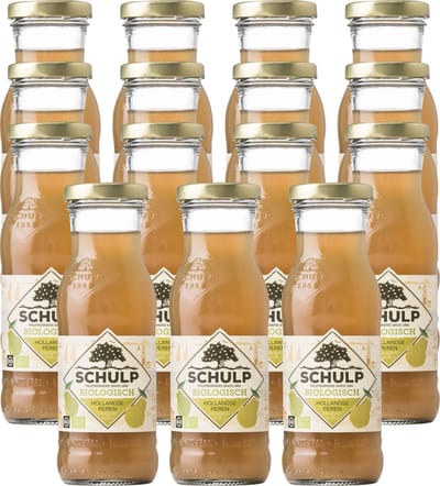 Schulp Perensap Biologisch 15 x 0,2 liter