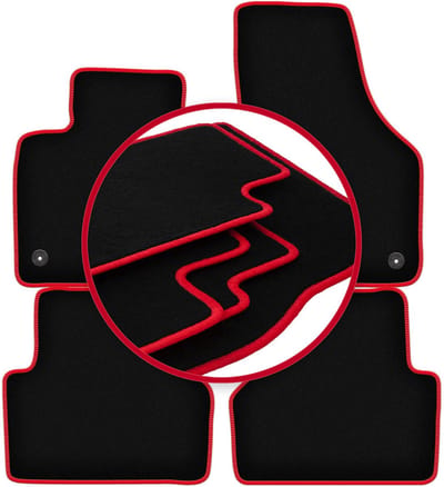 CARLUX-RED automatten voor: Audi Q3 I 8U SUV (2011-2018)