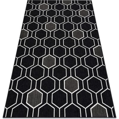Kleden Rugsx Sisal tapijt SPRING 20404993 Zesho zwartkleuring 120x170 cm