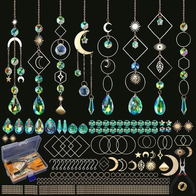 Creatief Cadeau Pakket - 228 Delen Zonnewanger Materialen - DIY voor Vrouwen en Meisjes - Voor Raamdecoratie - Verjaardag of Moederdag
