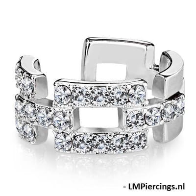 Fake piercing square links - LMPiercings