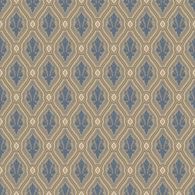 Duro Vliesbehang 542-04 - Gammalsvenska Papper - Klassiek Blauw - 53cm x 10.05m