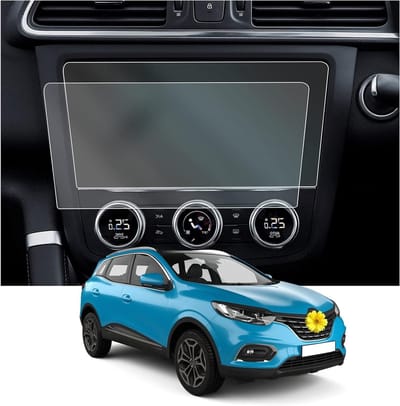 Navigatiebeschermfolie voor Renault Kadjar 2019-2022, 4H krasbestendige 7 inch GPS transparante schermbeschermer, ideaal voor navigatie en touchscreen bescherming