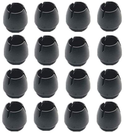 Silicone Stoelpoot Caps met Vilt - 16 Stuks Vloerbeschermer voor Meubels