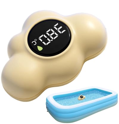 Digitale Badthermometer - Waterdichte Thermometer - Veilig Baden - Drijvend Speelgoed - 13 Centimeter - Rood