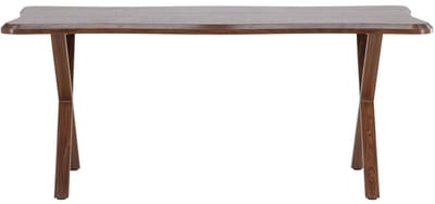 Svea - Malik organische eettafel - 180 x 90 cm - walnootlook