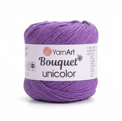 YarnArt Bouquet Unicolor - Katoen Garen - Effen - 100g - 200m - Kleur 3213