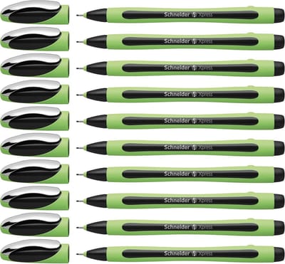 Thijox - Fineliner Set 10 Stuks Zwart 0,8 mm Onuitwisbaar voor Schrijven, Tekenen, School, Kantoor, Creatief Werk