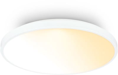 BRILONER Competo – LED Plafondlamp met warm wit licht – 12W – 1.300Lm – Ø38 cm – wit