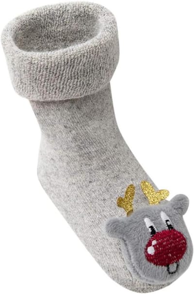Babysokjes - Kindersokken - Warmte en Comfort - Antislip Zolen - 0-24 Maanden - Rood