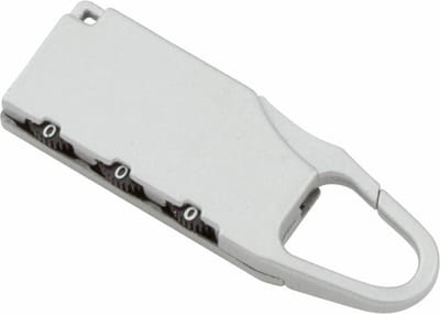 Cijferslot - hangslotje - cijfersloten - metaal - zilver