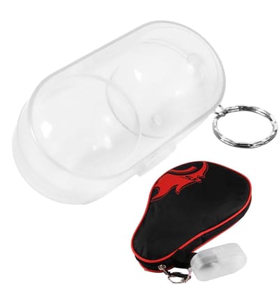 Pong Bal Houder - Tafeltennis Opslag - Sport Organisatie - Transparant Ontwerp - 4 Stuks - Transparant